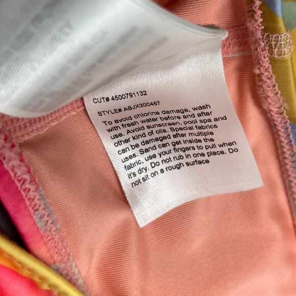 Billabong High Neck Floral Print Bikini Top Size XL - Picture 8 of 9